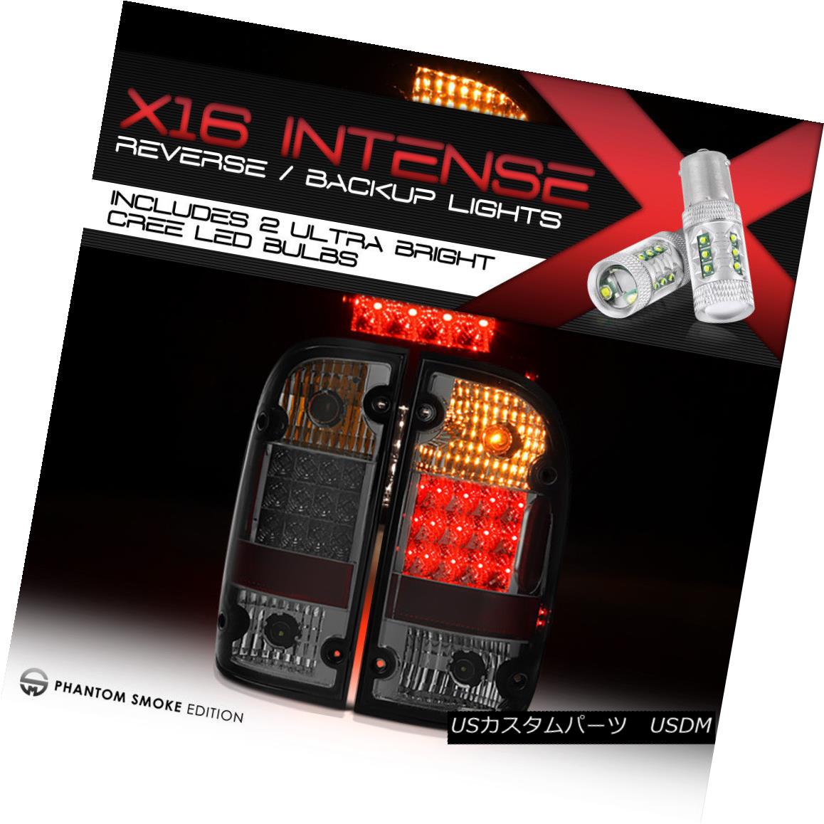 テールライト !CREE LED REVERSE! Smoke Signal Brake Taillight 95-00 Tacoma Pickup V6 2/4WD SR5 ！クリーLED逆転！ スモークシグナルブレーキテールライト95-00タコマピックアップV6 2 / 4WD SR5 【並行輸入品】