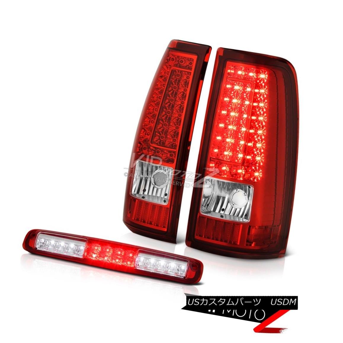 テールライト 03-06 Chevy Silverado Rosso Red 3RD Brake Lamp Taillamps LED SMD \
