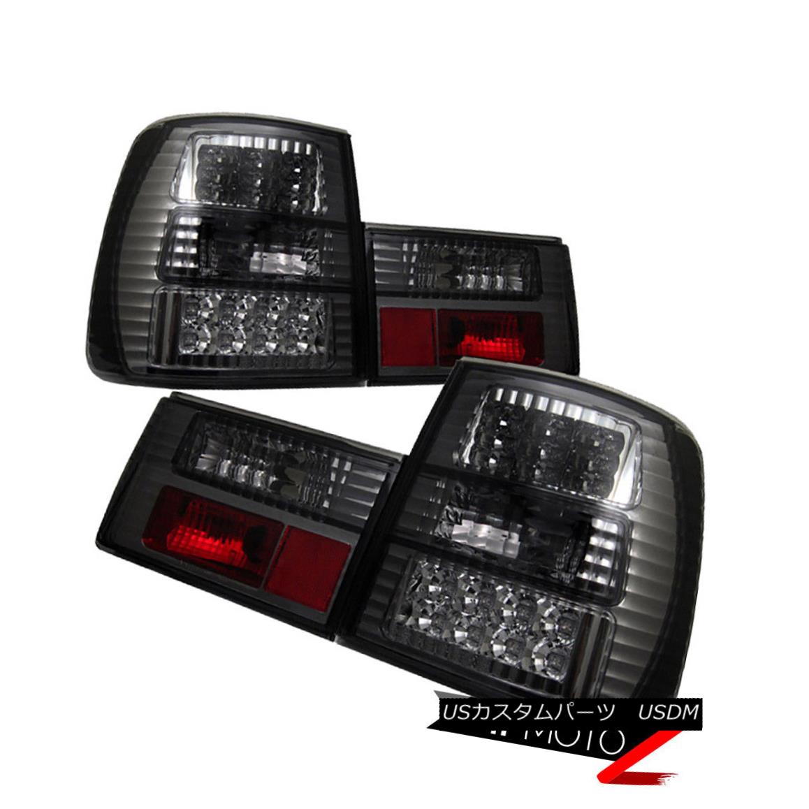 テールライト 1989-1995 BMW E34 5-Series L+R Smoke LED Tail Brake Light Signal Lamp Assembly 1989-1995 BMW E34 5シリーズL + RスモークLEDテールブレーキライト信号ランプアセンブリ 【並行輸入品】
