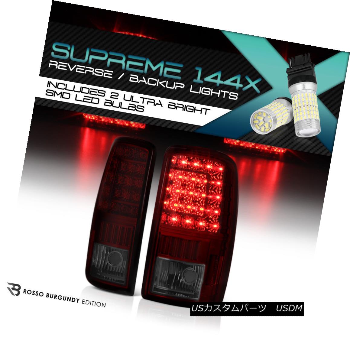 テールライト 360 DEGREE SMD BACKUP 00-06 GMC Yukon XL Tahoe Suburban C-Shape LED Tail Lights 360度SMDバックアップ00-06 GMC Yukon XL Tahoe郊外C形LEDテールライト 【並行輸入品】