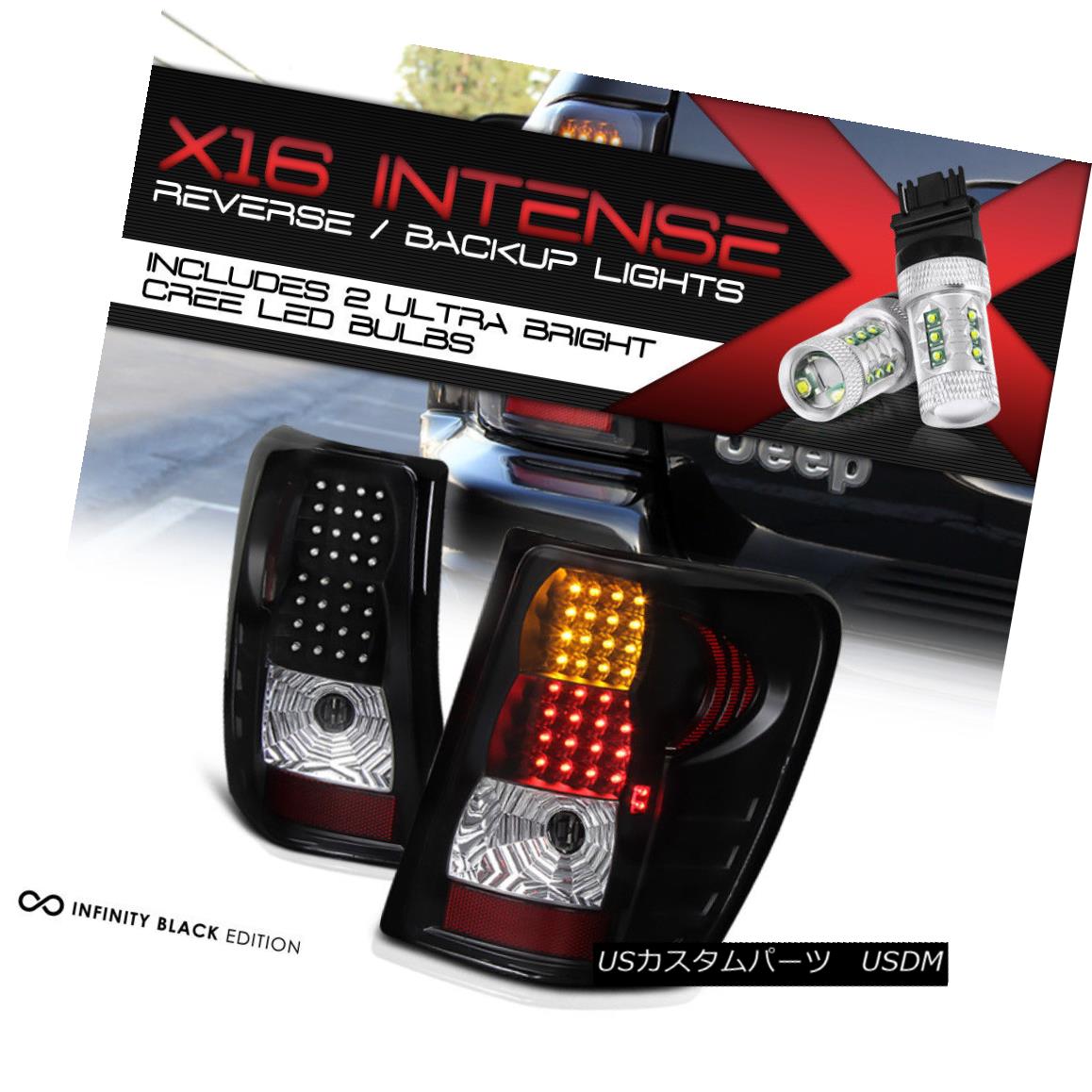 テールライト !High-Power CREE Backup! 1999-04 Jeep Grand Cherokee LED Tail Lamps Signal+Brake ！ハイパワークリーバックアップ！ 1999-04 Jeep Grand Cherokee LEDテールランプ信号+ブレーキ 【並行輸入品】