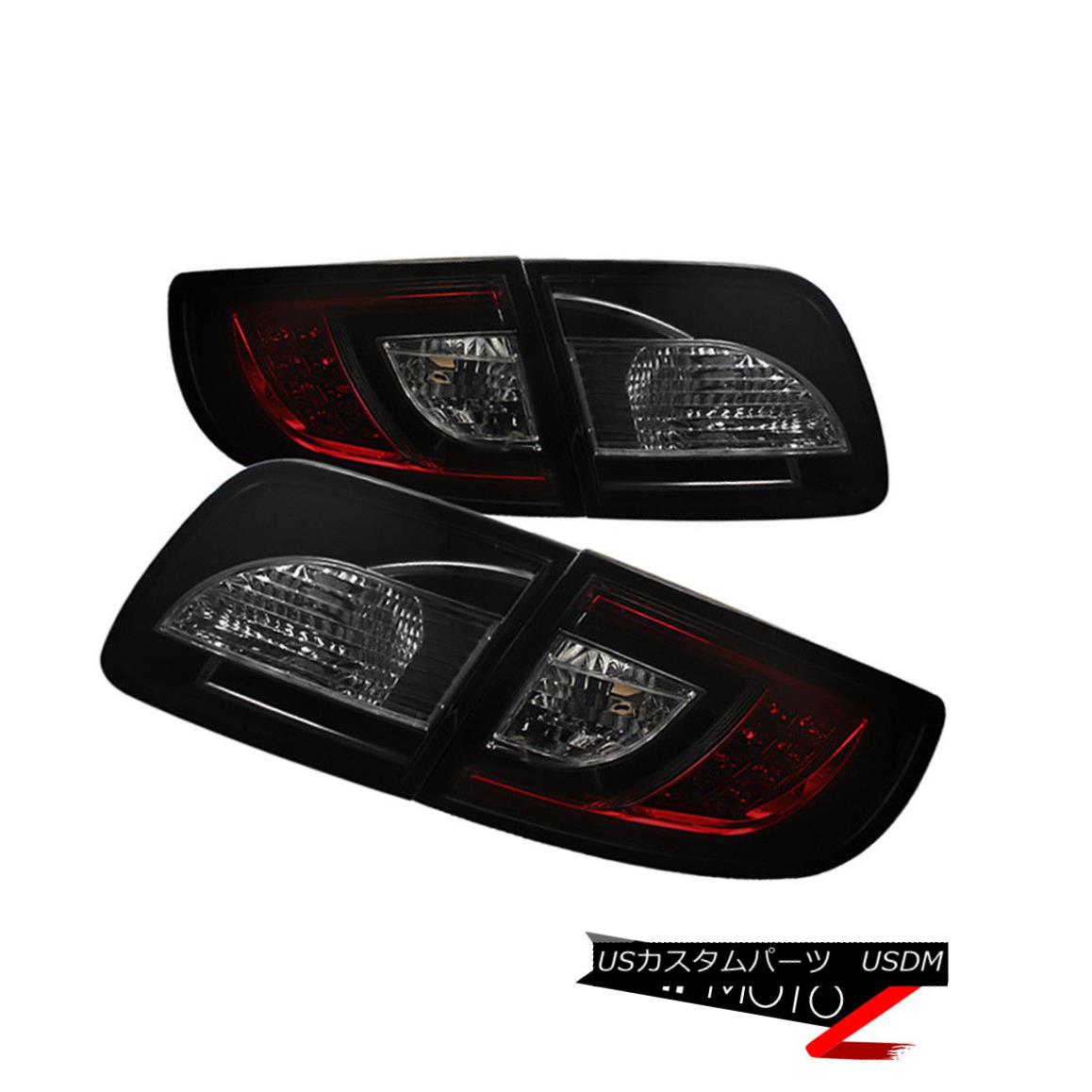 テールライト 2004-09 MaZda 3 4DR SMOKED RED LED Tail Light SMD Brake Signal Lamp Left+Right 2004-09 MaZda 3 4DR SMOKED RED LEDテールライトSMDブレーキ信号ランプ左+右 【並行輸入品】