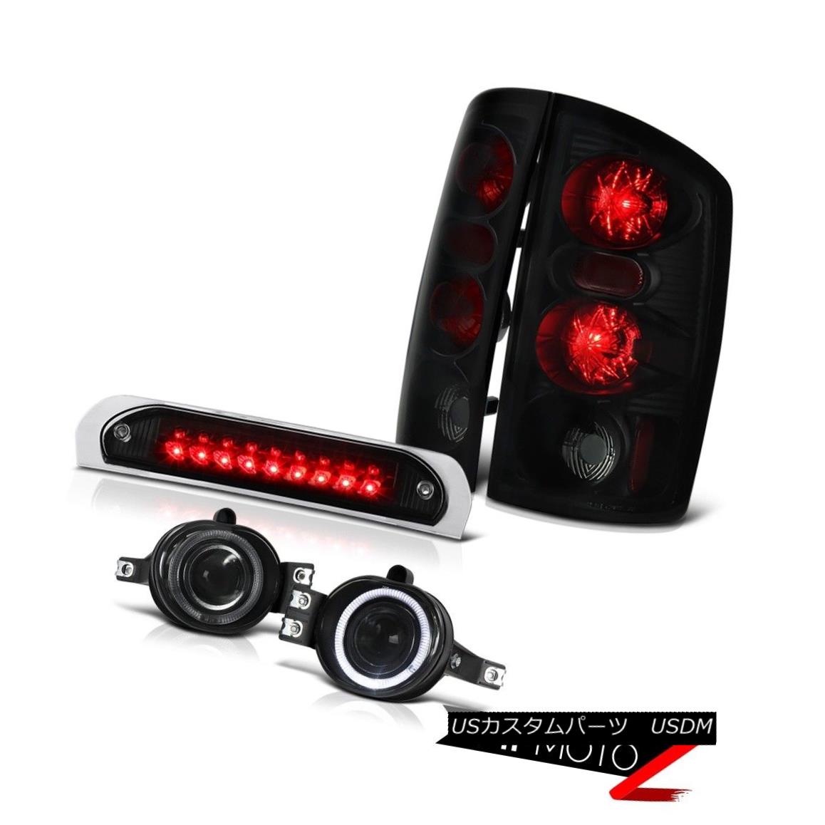 テールライト ~SINISTER BLACK~ Brake Lamps Projector Driving Fog 3rd Brake LED 02-05 Ram V6 ?SINISTER BLACK?ブレーキランププロジェクター駆動フォグ第3ブレーキLED 02-05 Ram V6 【並行輸入品】