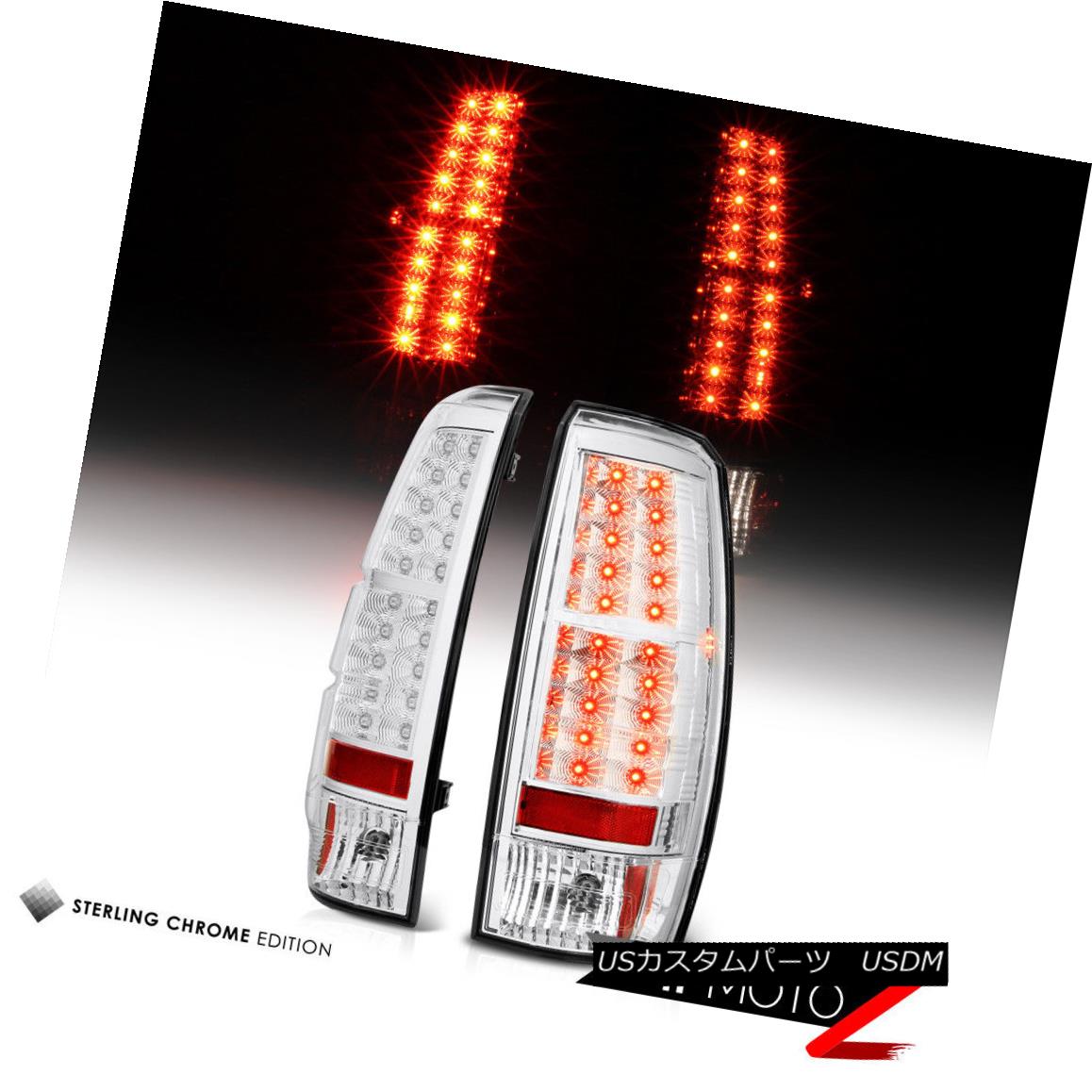 テールライト 07-13 Chevy Avalanche [Chrome Clear] LED Rear Brake Turn Signal Lamp Tail Light 07-13シボレーアバランチェ[クロムクリア] LEDリアブレーキターン信号ランプテールライト 【並行輸入品】