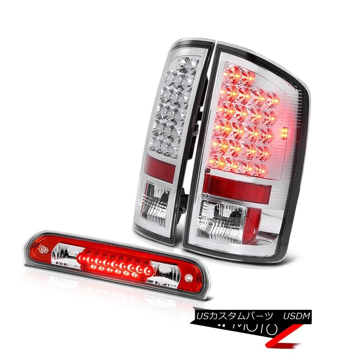 テールライト Brake Driving Taillights High Stop LED Red Third Brake Cargo 2006 Dodge Ram V8 ブレーキ駆動灯台ハイストップLEDレッド・サードブレーキ・カーゴ2006ドッジ・ラムV8 【並行輸入品】