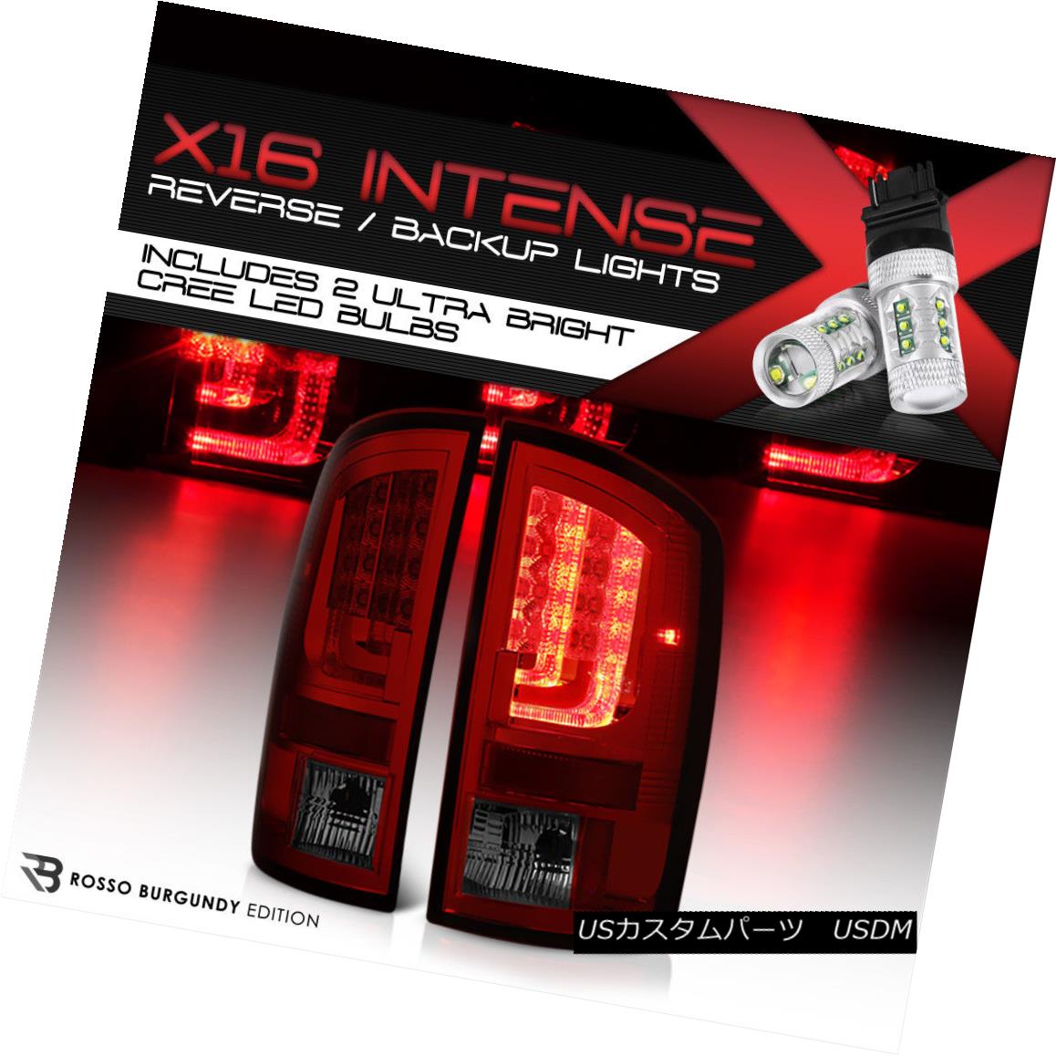 テールライト [Cree LED Backup] Crystal VLED Prism LED SMD Tail Lights Brake 02-06 Ram Truck [クリーLEDのバックアップ]クリスタルVLEDプリズムLED SMDテールライトブレーキ02-06ラムトラック 【並行輸入品】