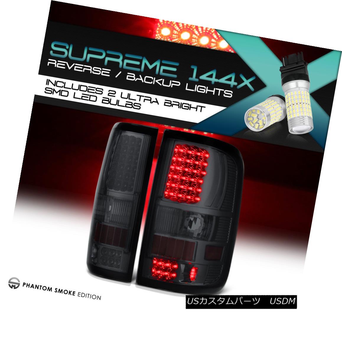 テールライト [360 Degree SMD Reverse] Smoke LED Tail Lamps SET Left+Right 2004-2008 Ford F150 [360度SMDリバース]スモークLEDテールランプ左/右設定2004-2008 Ford F150 【並行輸入品】