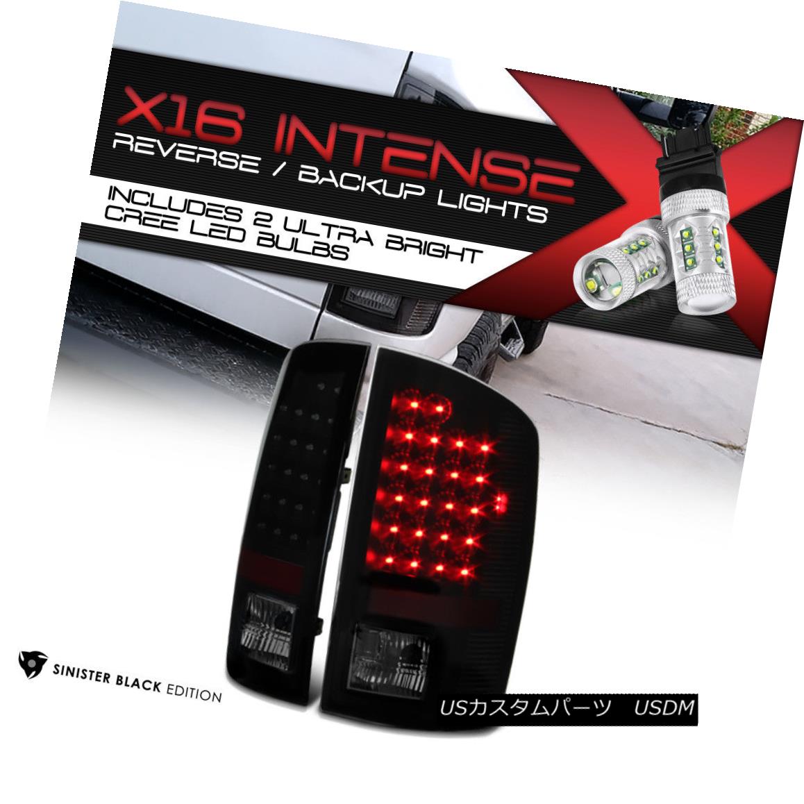 テールライト {High-Power CREE Backup} Smoke LED Tail Light 2002-2006 Dodge Ram 1500 2500 3500 {High-Power CREE Backup}スモークLEDテールライト2002-2006 Dodge Ram 1500 2500 3500 【並行輸入品】