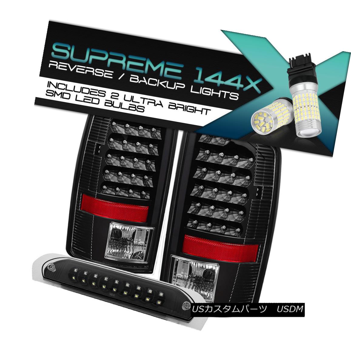 テールライト {Full SMD Backup} 2002-2006 Dodge RAM 1500 2500 3500 Third Brake + Tail Lights {フルSMDバックアップ} 2002-2006 Dodge RAM 1500 2500 3500第3ブレーキ+テールライト 【並行輸入品】