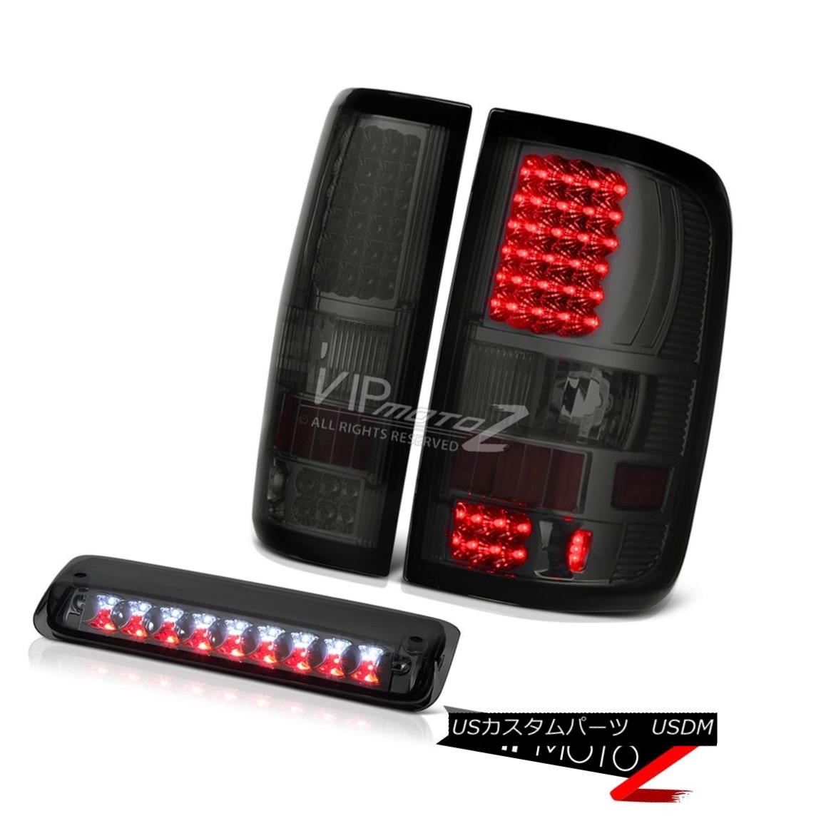 テールライト 04-08 Ford F150 Lariat Dark Smoke Roof Cab Light Taillights LED SMD \