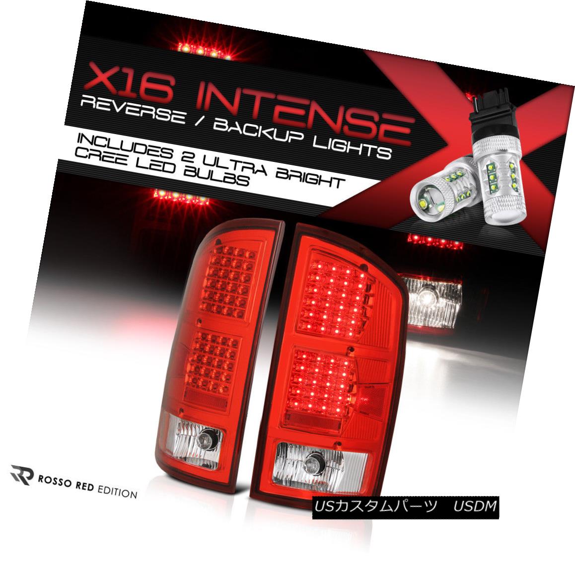 テールライト {Cree LED Backup} 2002-2006 Dodge RAM 1500 2500 3500 {Factory RED} LED Taillight {Cree LED Backup} 2002-2006 Dodge RAM 1500 2500 3500 {Factory RED} LEDテールライト 【並行輸入品】