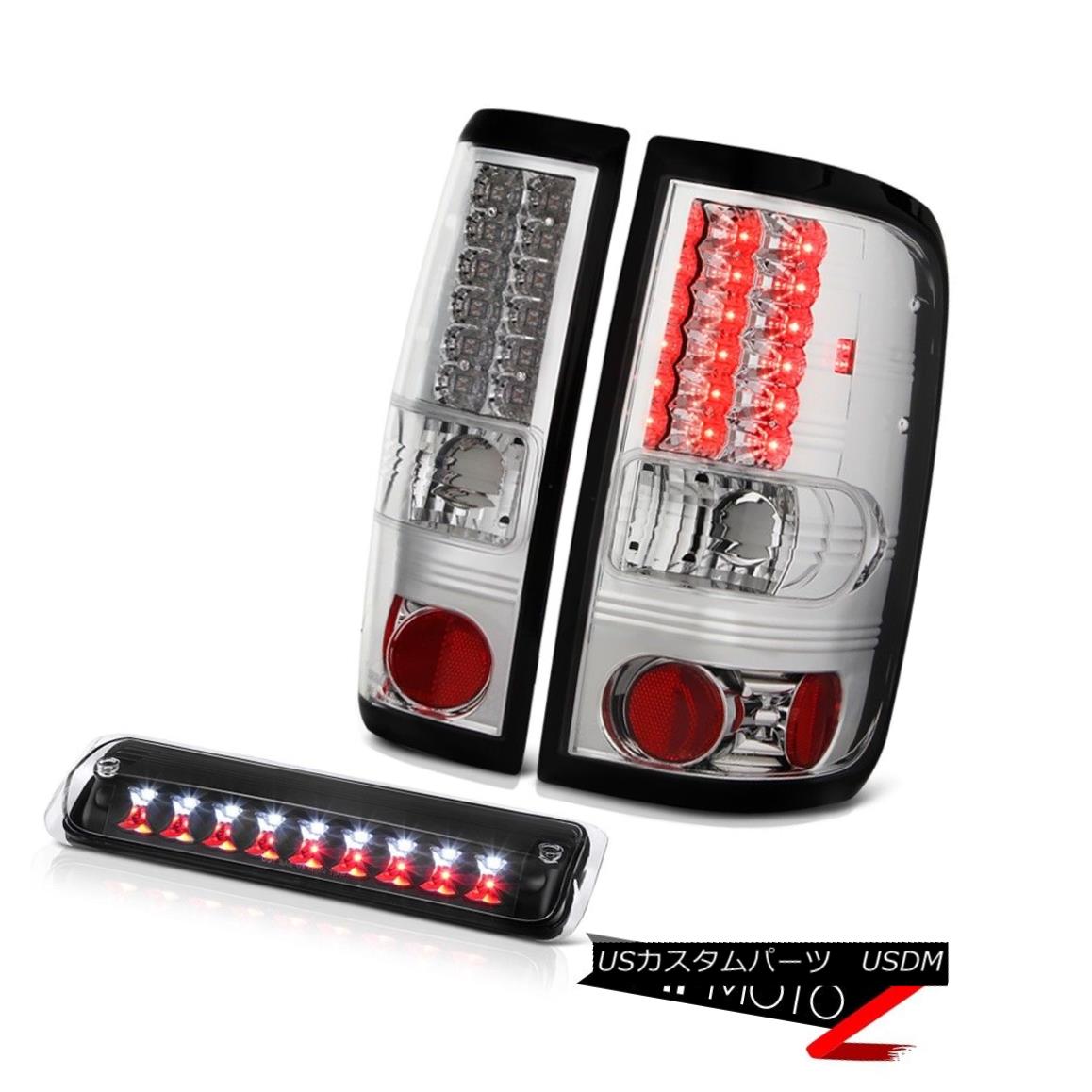 テールライト 2004-2008 Ford F150 XL Roof Brake Lamp Chrome Tail Lamps LED SMD \