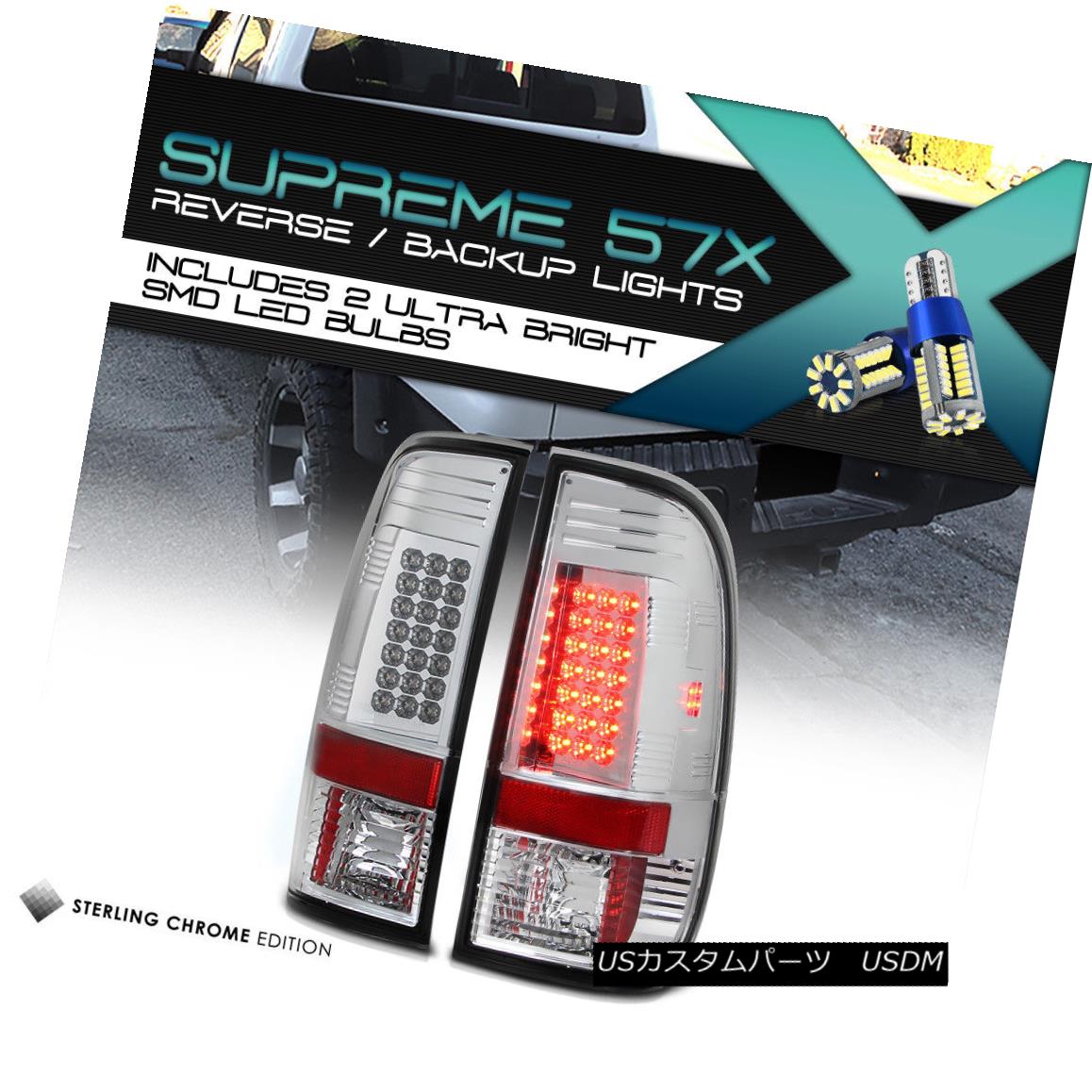 テールライト [Full SMD Backup] 08-16 Ford F250 F350 SuperDuty LED Signal Brake Tail Lamp PAIR [フルSMDバックアップ] 08-16 Ford F250 F350 SuperDuty LED信号ブレーキテールランプペア 【並行輸入品】