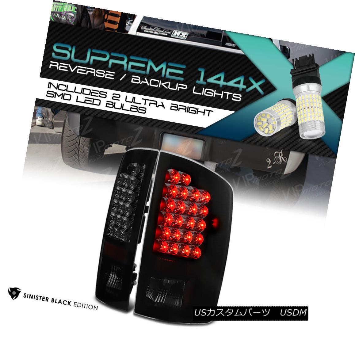 テールライト !FULL SMD REVERSE! 2002-2006 Dodge Ram 1500 2500 3500 LED Rear Brake Taillights ！FULL SMD REVERSE！ 2002-2006 Dodge Ram 1500 2500 3500 LEDリアブレーキテールライト 【並行輸入品】