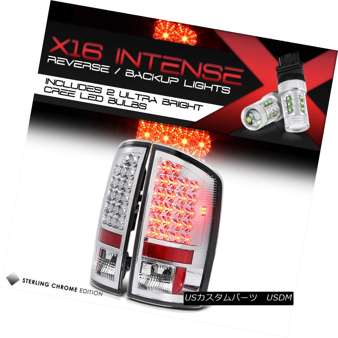 テールライト {CREE LED REVERSE} 02-05 Dodge Ram 1500 LED Tail Lights PAIR 03-06 Ram 2500 3500 {クリーLEDリバース} 02-05ダッジラム1500 LEDテールライトPAIR 03-06 Ram 2500 3500 【並行輸入品】