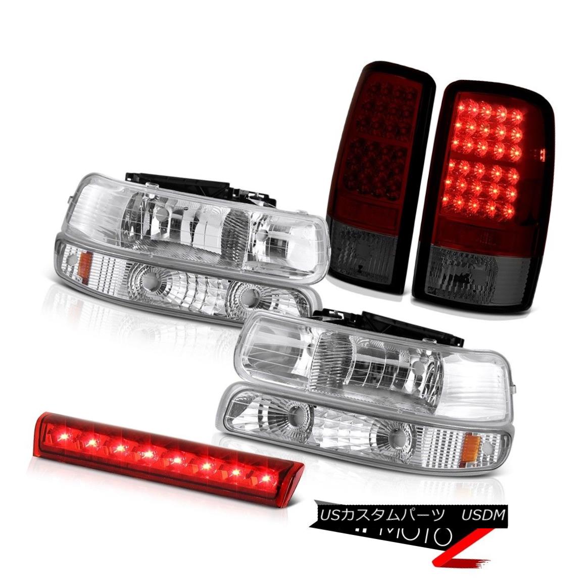 テールライト 2000-2006 Chevy Suburban Bumper Headlamps Red Smoke Tail Lights Roof Brake Cargo 2000-2006シボレー郊外バンパーヘッドランプ赤い煙テールランプ屋根ブレーキカーゴ 【並行輸入品】