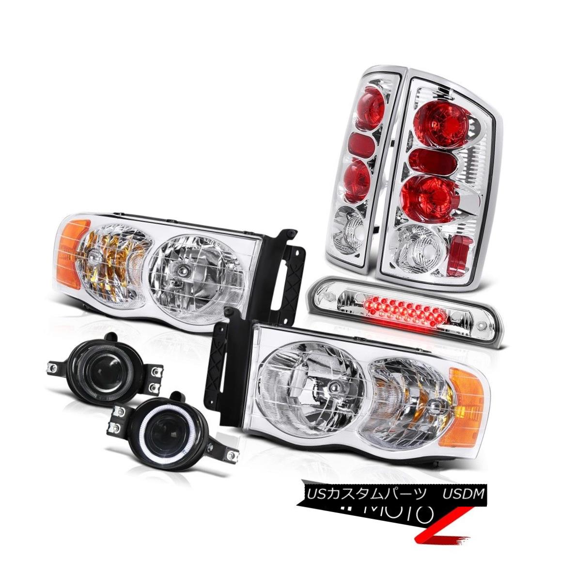 テールライト 02 03 04 05 Ram 3500 Clear Headlamps Rear Tail Lamps Projector Smoke Fog LED 3rd 02 03 04 05 Ram 3500クリアヘッドランプリアテールランププロジェクタースモークフォグLED 3rd 【並行輸入品】