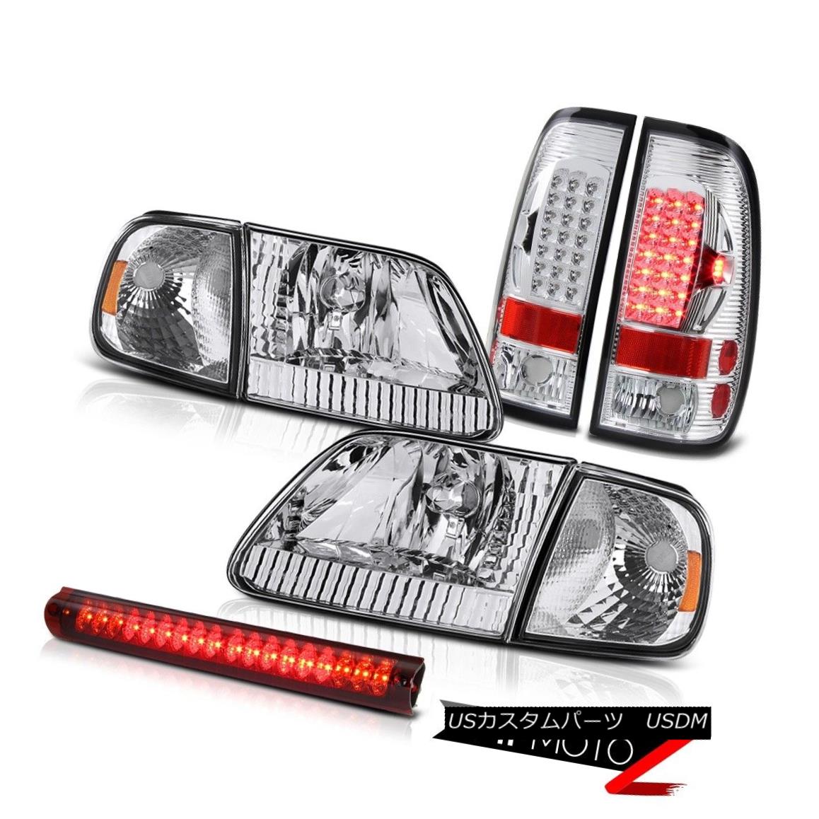 テールライト Factory Style Headlights Euro Parking LED Taillights Third Brake 97-03 Ford F150 ファクトリースタイルのヘッドライトユーロパーキングLEDテールライト3速ブレーキ97-03 Ford F150 【並行輸入品】