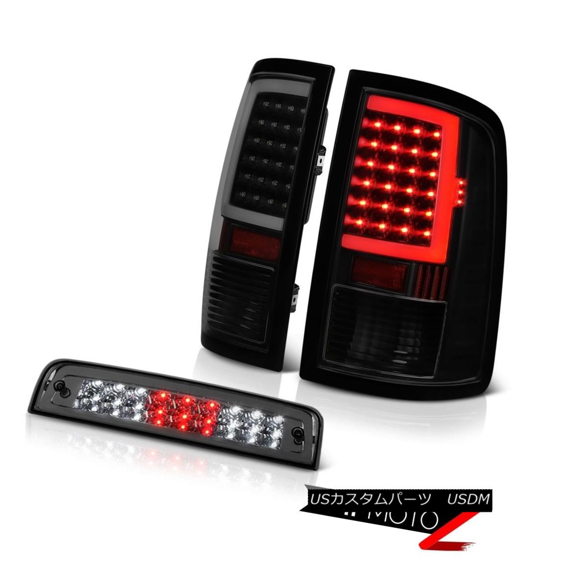 テールライト 09 10 11-18 Dodge RAM 3500 LED Tail Light Titanium Smoke Brake Replacement SET 09 10 11-18ダッジRAM 3500 LEDテールライトチタンスモークブレーキ交換セット 【並行輸入品】