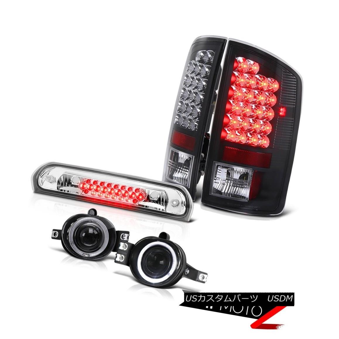 テールライト 2006 Dodge Ram Hemi Black Brake LED Tail Lights Glass Projector Fog Roof Cargo 2006ダッジラムヘミブラックブレーキLEDテールライトガラスプロジェクターフォグ屋根貨物 【並行輸入品】 59,334円