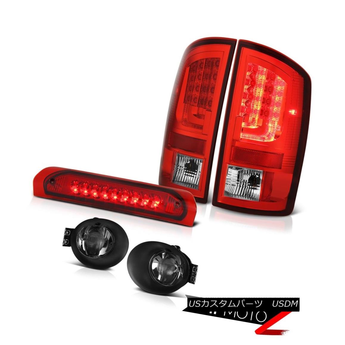 テールライト 2002-2006 Dodge Ram 1500 4.7L Red Rear Brake Lamps Foglamps Roof Lamp Tron Tube 2002-2006 Dodge Ram 1500 4.7L赤いリアブレーキランプフォグランプ屋根ランプトロンチューブ 【並行輸入品】