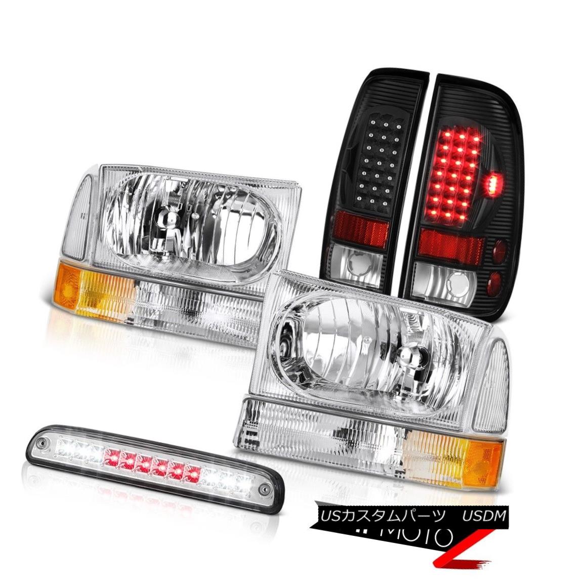 テールライト Euro Headlights High Stop Led L E D Rear Tail Light 99 00 01 02 03 04 F350 7 3l ユーロヘッドライトハイストップled L E D裏手テールライト99 00 01 02 03 04 F350 7 3l Newbyresnursery Com