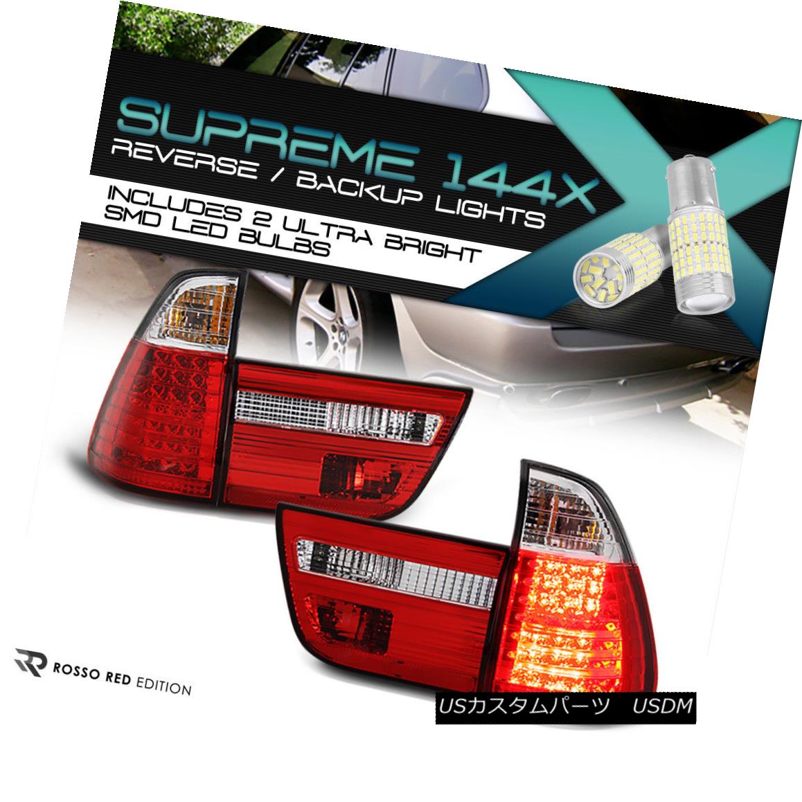 テールライト Full SMD Reverse BMW E53 X5 00-06 LED Tail Light Lamp Red *COMBO* Running Pair フルSMDリバースBMW E53 X5 00-06 LEDテールライトランプレッド* COMBO *ランニングペア 【並行輸入品】