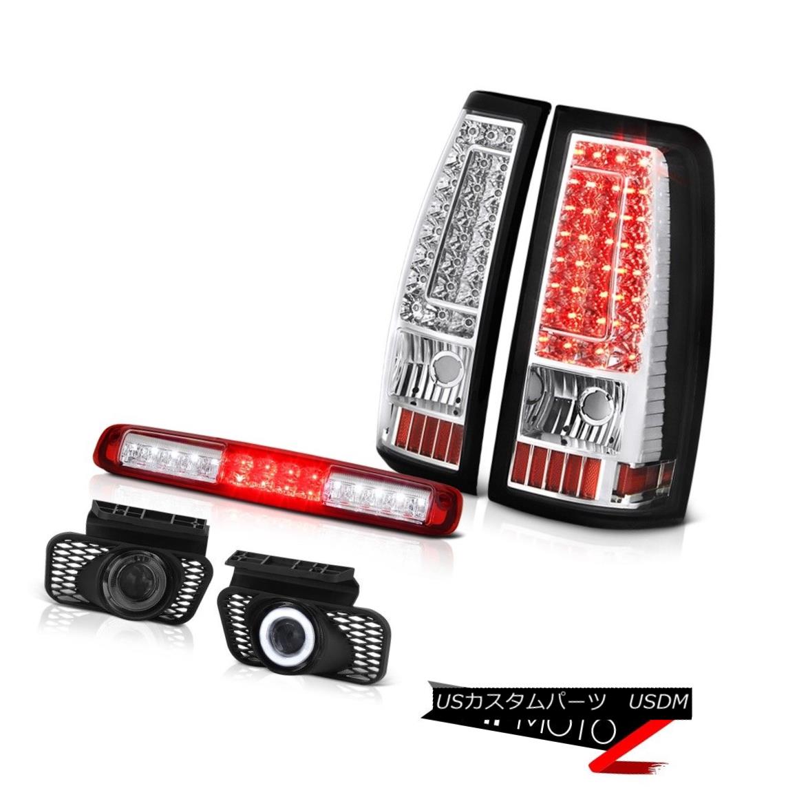 テールライト 03-06 Silverado Roof Cargo Lamp Dark Smoke Foglamps Euro Clear Rear Brake Lights 03-06 Silverado屋根カーゴランプダークスモークフォグランプユーロクリアリアブレーキライト 【並行輸入品】