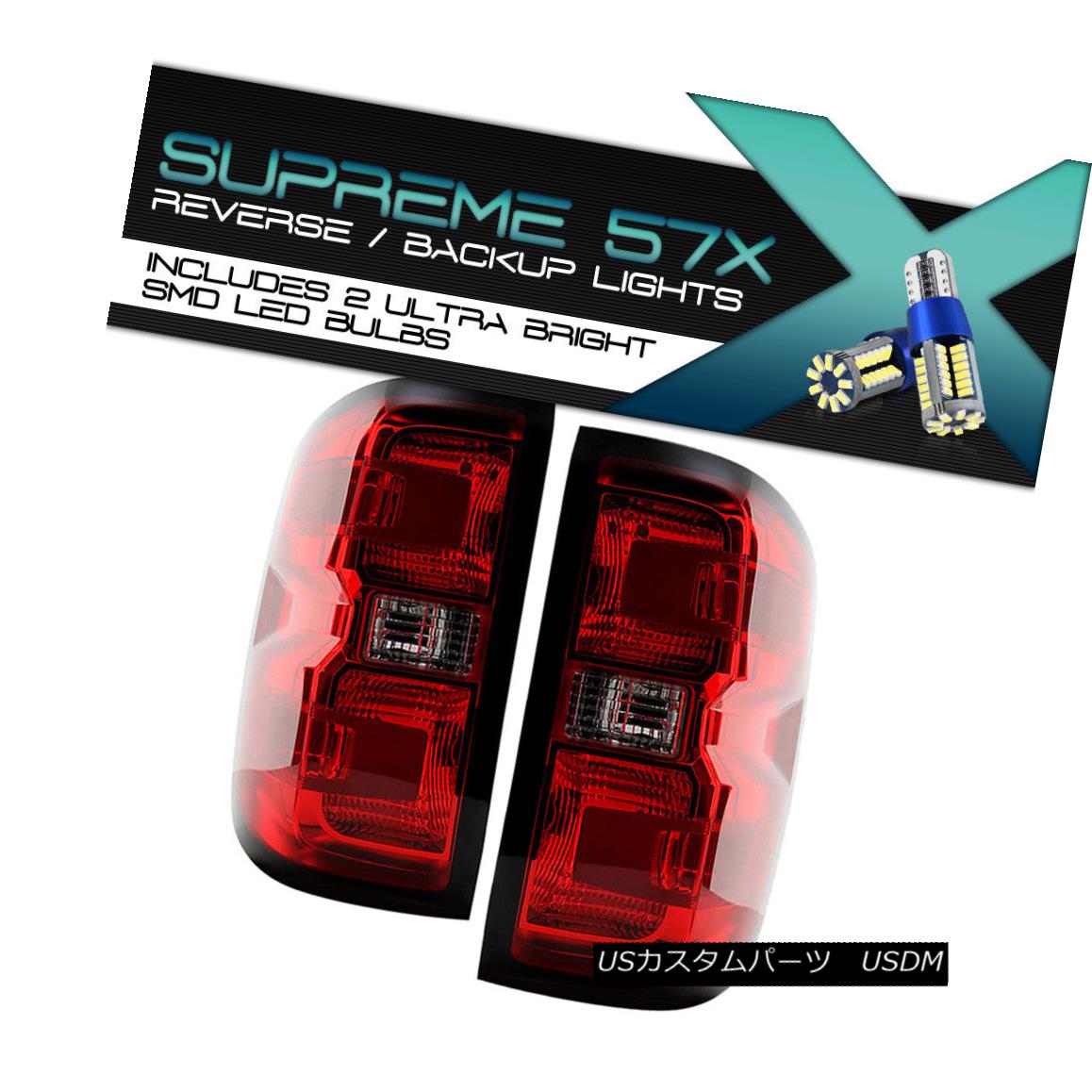 テールライト {360 DEGREE SMD BACKUP} 2014-2018 Silverado 1500 2500 Taillights Wiring Harness {360°SMD BACKUP} 2014-2018 Silverado 1500 2500ティアライトハーネス 【並行輸入品】