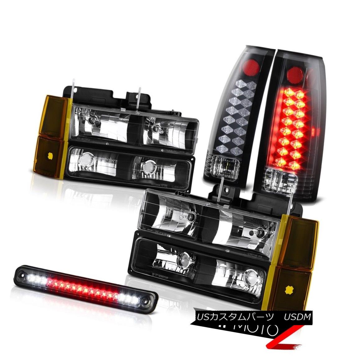 テールライト 1994-1998 GMC K2500 Headlamps Bumper Smoked Roof Brake Lamp Rear Lamps LED SMD 1994-1998 GMC K2500ヘッドランプバンパースモーク屋根ブレーキランプリアランプLED SMD 【並行輸入品】