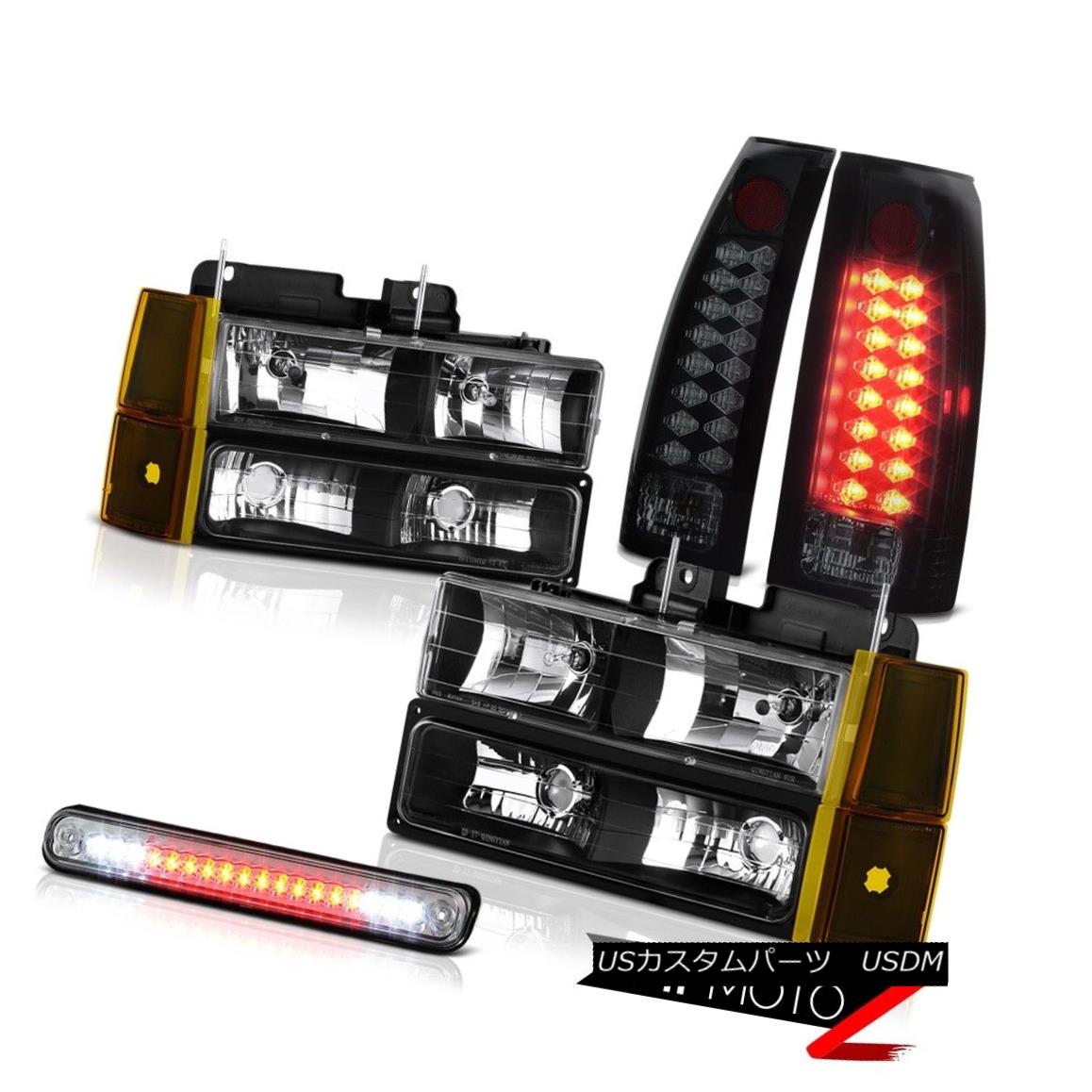 テールライト 94-98 Sierra 2500 Headlights Bumper Clear Chrome Roof Cargo Lamp Taillamps SMD 94-98 Sierra 2500ヘッドライトバンパークリアクローム屋根貨物ランプタイルランプSMD 【並行輸入品】