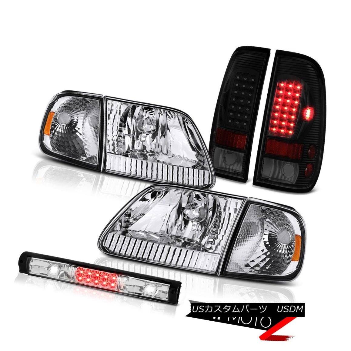 テールライト 97-03 Ford F150 Chrome Headlights High Stop Light Parking Brake Lights Oe Style 97-03フォードF150クロームヘッドライトハイストップライトパーキングブレーキライトOEスタイル 【並行輸入品】