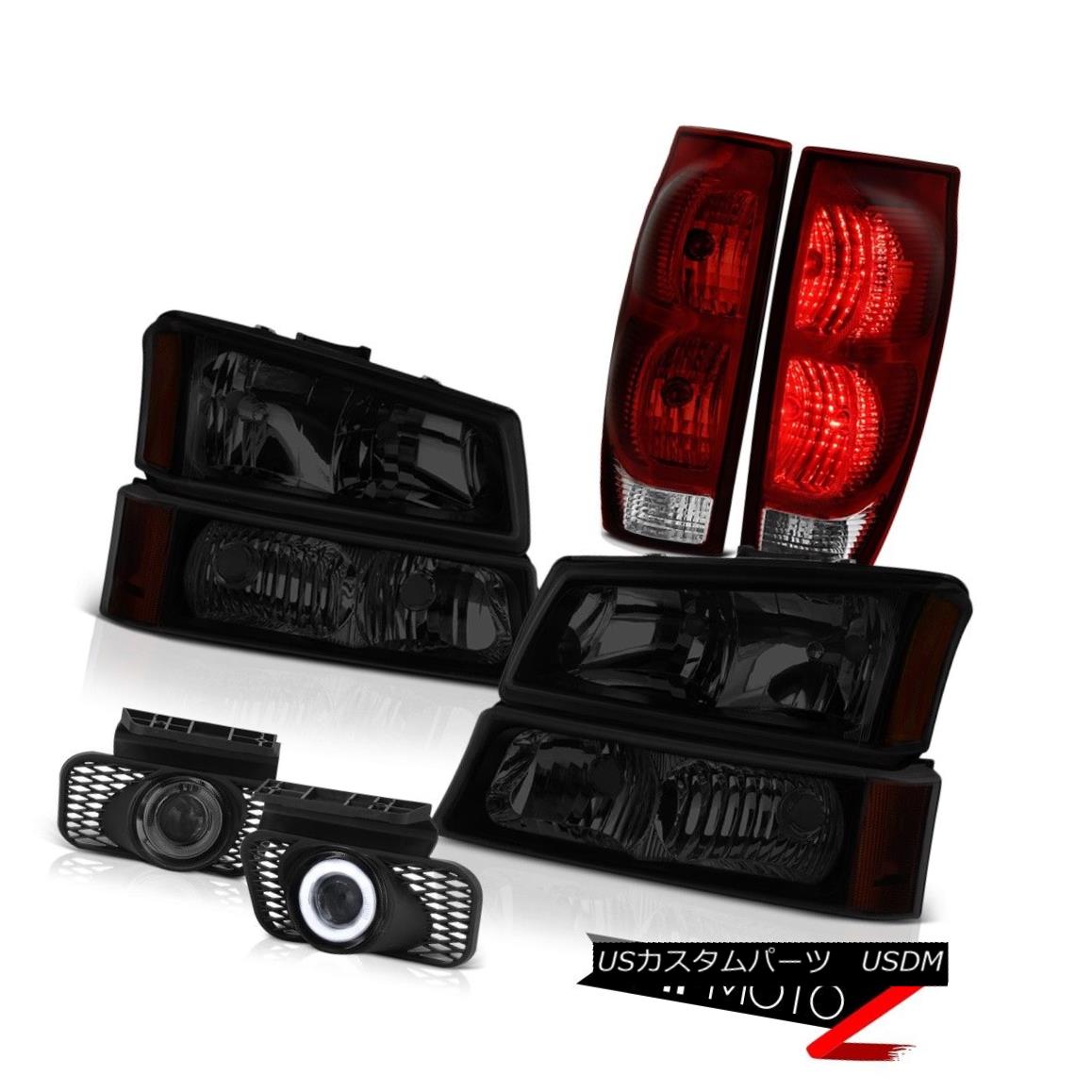 テールライト 03-06 Avalanche Fog Lights Smokey Red Tail Darkest Smoke Headlights Replacement 03-06アバランシェフォグライトスモーキーレッドテールダークスモークスモークヘッドライトの交換 【並行輸入品】