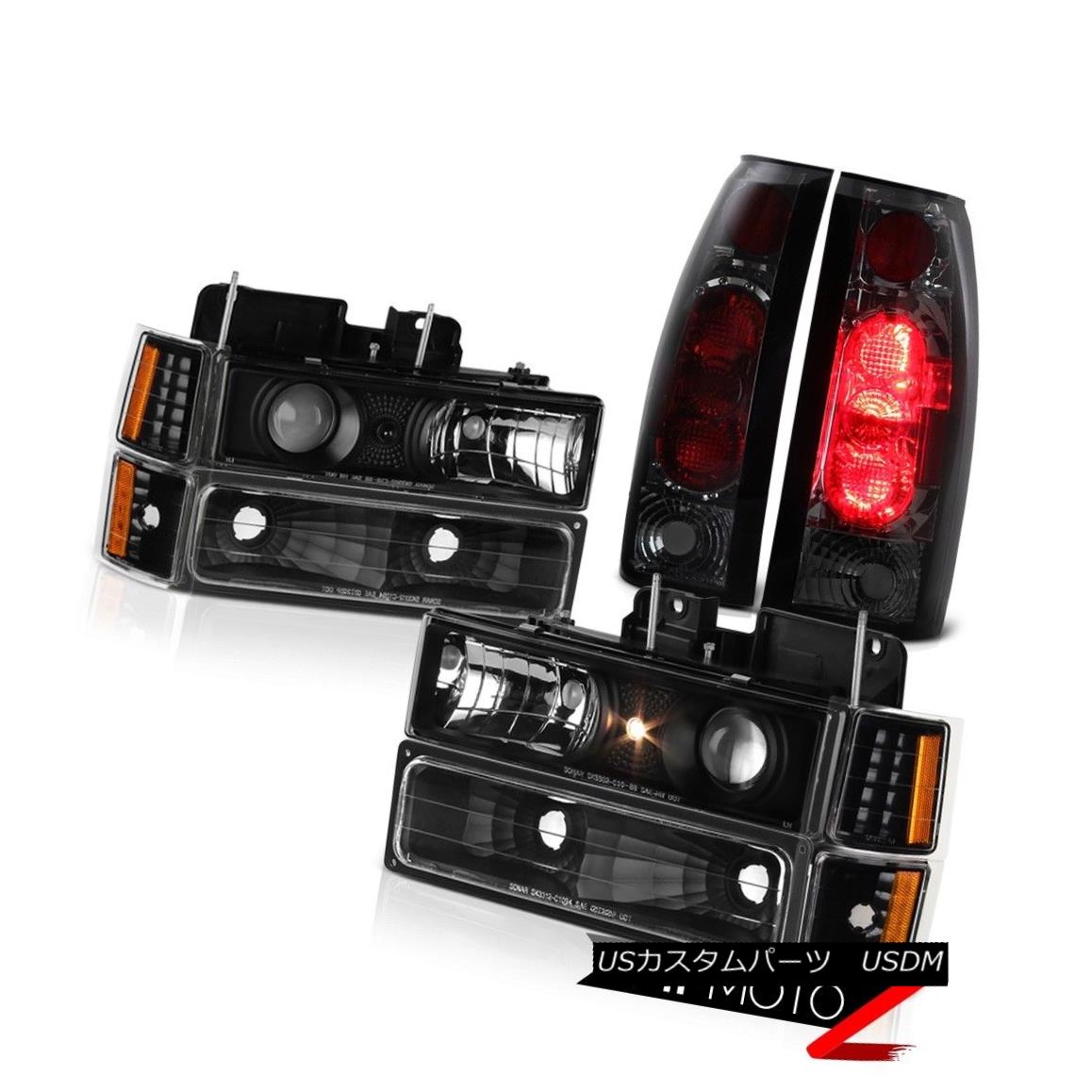 テールライト SMOKE Tail Lights Front Projector Headlight Headlamp Tahoe Suburban Silverado SMOKEテールライトフロントプロジェクターヘッドライトヘッドランプタホ郊外シルヴァーラード 【並行輸入品】