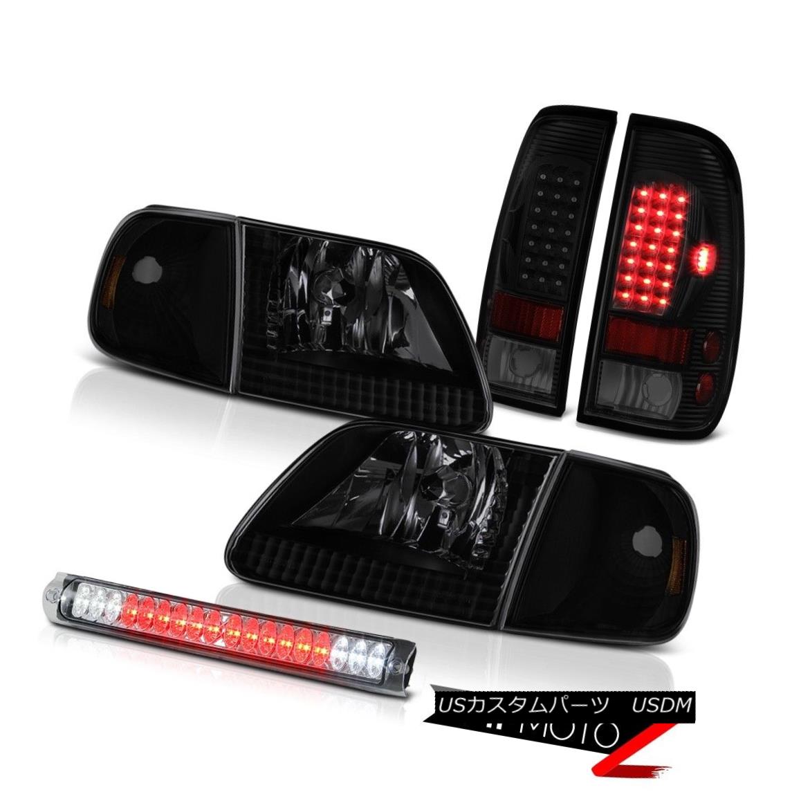 テールライト 1997-2003 F150 Xl Headlamps Clear Chrome Roof Cargo Light Parking Brake Lights 1997-2003 F150 Xlヘッドランプクリアクローム屋根カーゴライトパーキングブレーキライト 【並行輸入品】