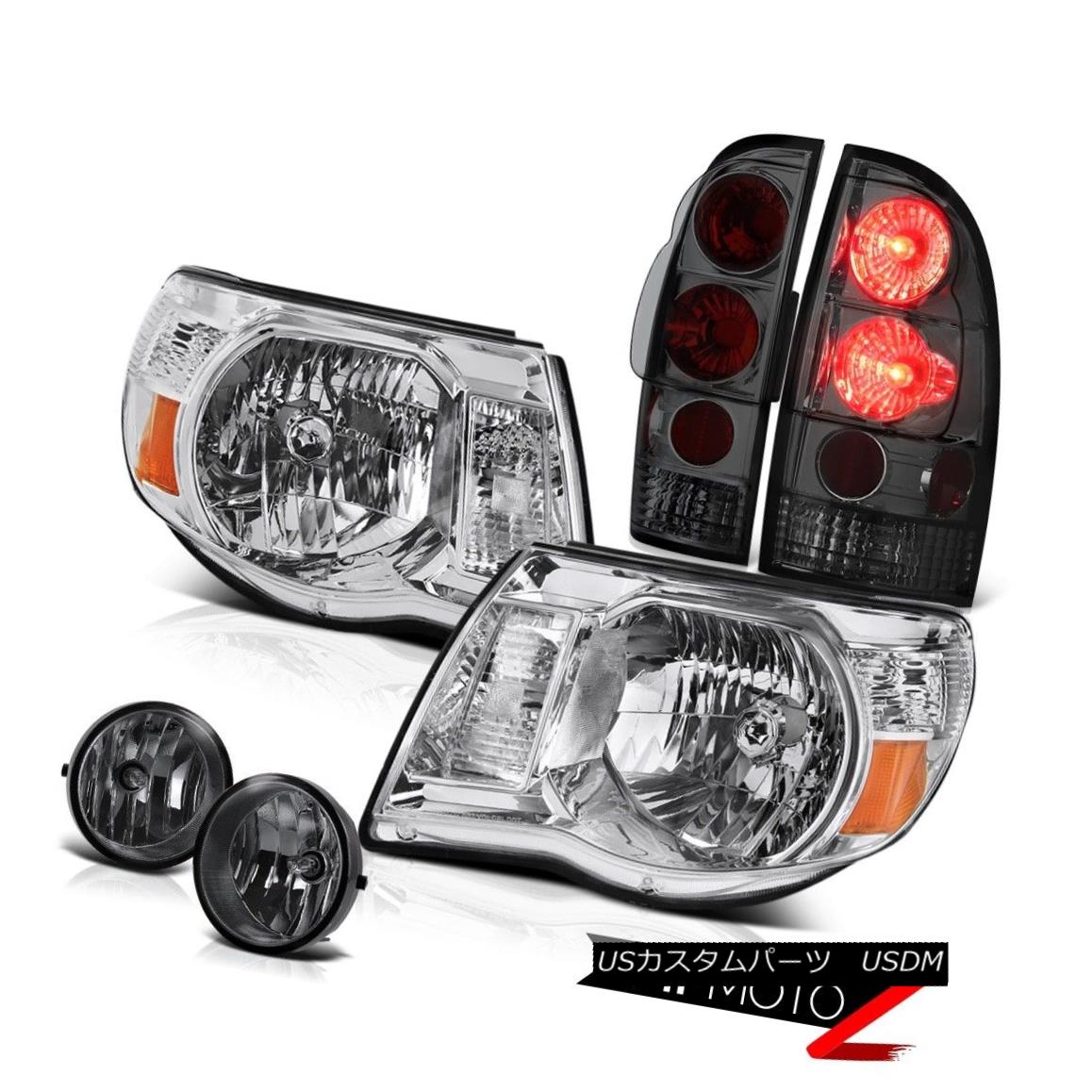 テールライト 05 06 07 08 09 10 11 Tacoma Crystal Headlights LH RH Smoke Tail Lights Foglamps 05 06 07 08 09 10 11タコマクリスタルヘッドライトLH RHスモークテールライトフォグランプ 【並行輸入品】