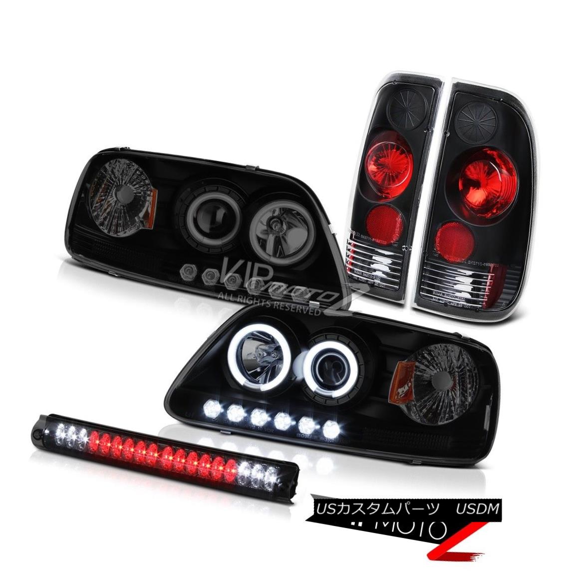 テールライト 2001 2002 2003 Ford F150 Angel Eye Headlamp Rear Tail Light Brake Cargo Lamp LED 2001 2002 2003フォードF150エンジェルアイヘッドランプリアテールライトブレーキカーゴランプLED 【並行輸入品】