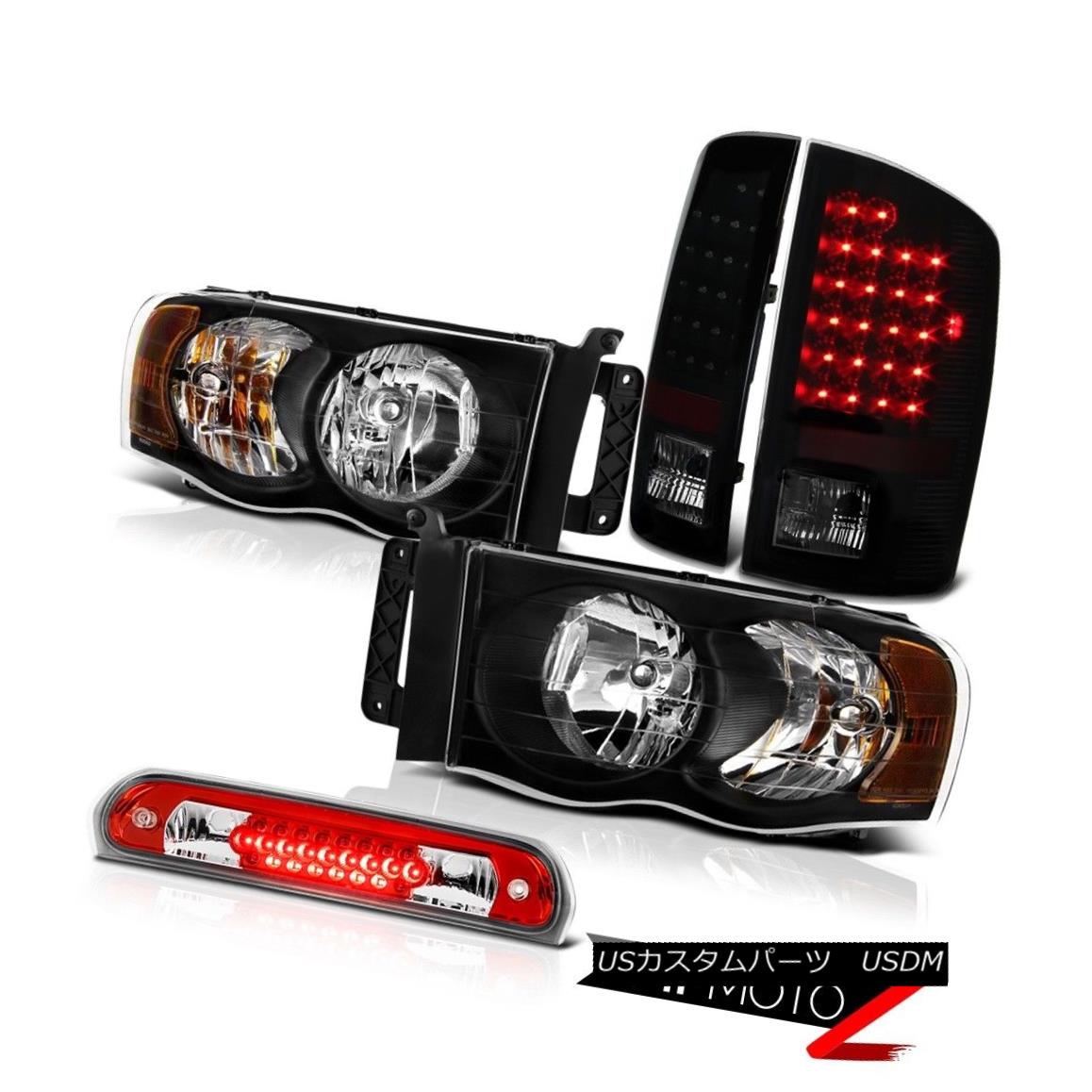 テールライト Jet Black Headlights LED Tail Lights Lamps High Stop 02 03 04 05 Ram Magnum V8 ジェットブラックヘッドライトLEDテールライトランプハイストップ02 03 04 05ラムマグナムV8 【並行輸入品】