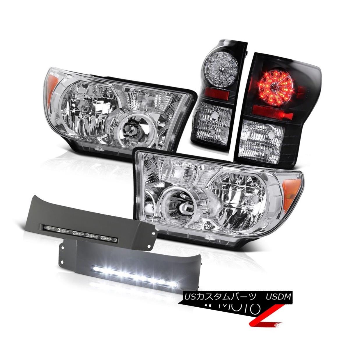 テールライト 2011 2012 2013 Tundra V8 5.7L Headlights LH RH L.E.D Rear Tail Lights Fog Light 2011 2012 2013 Tundra V8 5.7LヘッドライトLH RH L.E.Dリアテールライトフォグライト 【並行輸入品】