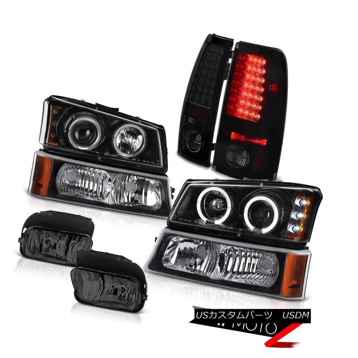 Halo 車用品 車用品 ライト ランプ パーツ ブレーキ テールランプ テールライト Halo 車用品 バイク用品 テールライト Rim Led Headlight Signal Rear Brake Light Driving Foglights 03 06 Silverado Halo Rim Ledヘッドライト信号リアブレーキライトフォグライト