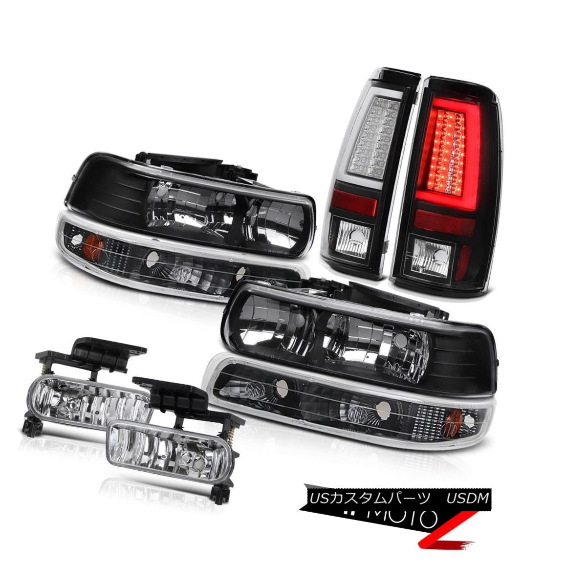 テールライト 99 00 01 02 Silverado LTZ Tail Lights Foglamps Bumper Lamp Headlamps Tron Tube 99 00 01 02 Silverado LTZテールライトフォグランプバンパーランプヘッドランプTron Tube 【並行輸入品】