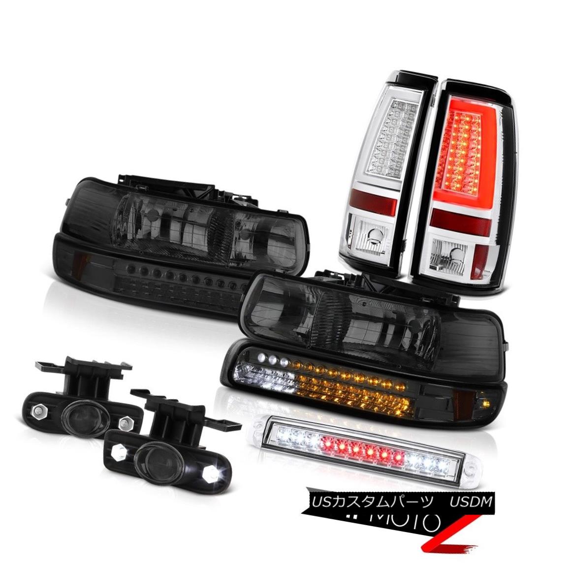 テールライト 1999-2002 Chevy Silverado Taillights 3rd Brake Lamp Smokey Headlights Fog Lights 1999-2002シボレーシルバラードテールライト第3ブレーキランプスモークヘッドライトフォグライト 【並行輸入品】