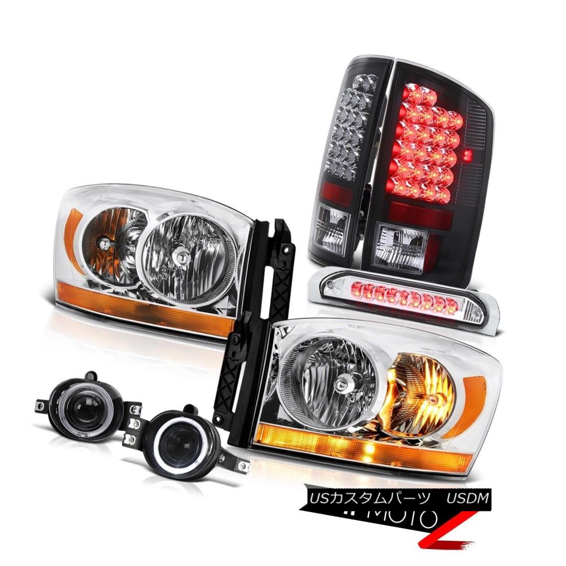 テールライト 2006 Ram Ws Euro Clear Headlights Foglights Roof Cab Lamp Parking Brake Lights 2006年Ram WsユーロクリアヘッドライトFoglightsルーフキャブランプパーキングブレーキライト 【並行輸入品】
