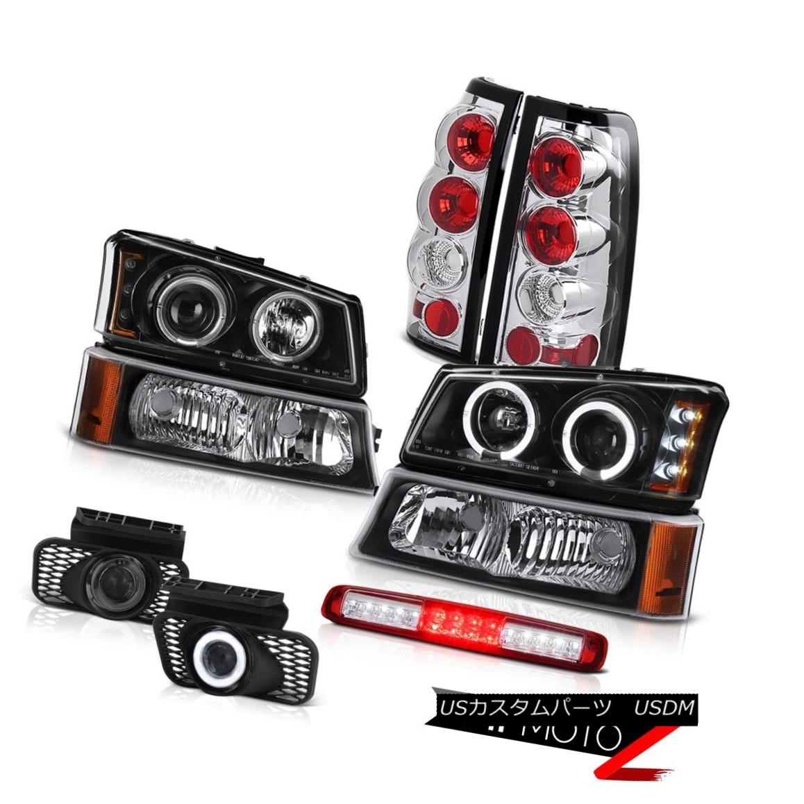 テールライト 03-06 Silverado Bumper Light Roof Brake Smokey Fog Lights Headlights Taillamps 03-06シルバラードバンパーライトルーフブレーキスモーキーフォグライトヘッドライトテールランプ 【並行輸入品】
