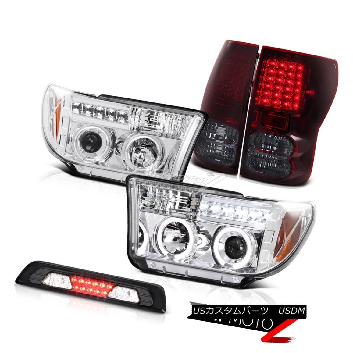 テールライト 2007-2013 Toyota Tundra Platinum High Stop Lamp Smoked Red Tail Lights Headlamps 2007-2013 Toyota Tundra Platinumハイストップランプスモークテールライトヘッドランプ 【並行輸入品】