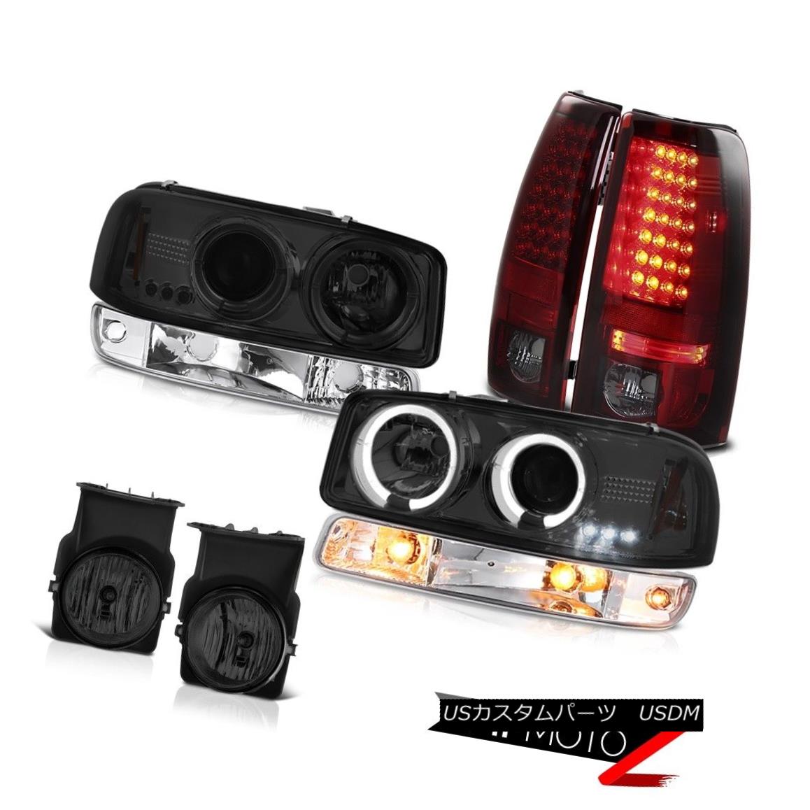 テールライト 03-06 GMC Sierra Phantom smoke foglamps smd taillights bumper lamp headlamps 03-06 GMCシエラファントムスモークフォグランプsmdテールライトバンパーランプヘッドランプ 【並行輸入品】