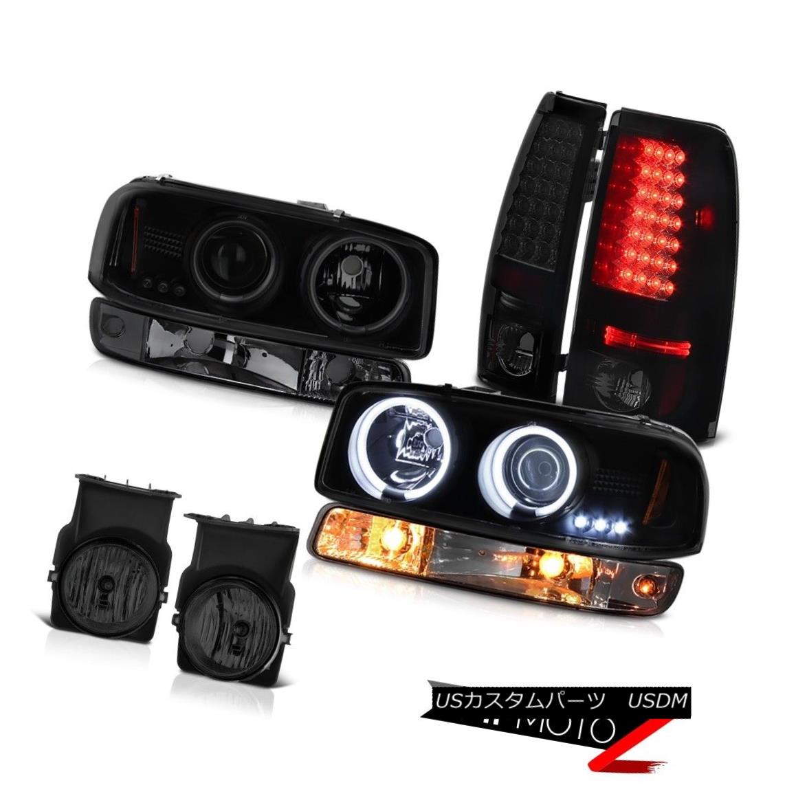 テールライト 03-06 Sierra 6.6L Smokey foglamps dark tinted taillights parking lamp headlights 03-06 Sierra 6.6Lスモーキーフォグランプダークテイリングテールライトパーキングランプヘッドライト 【並行輸入品】