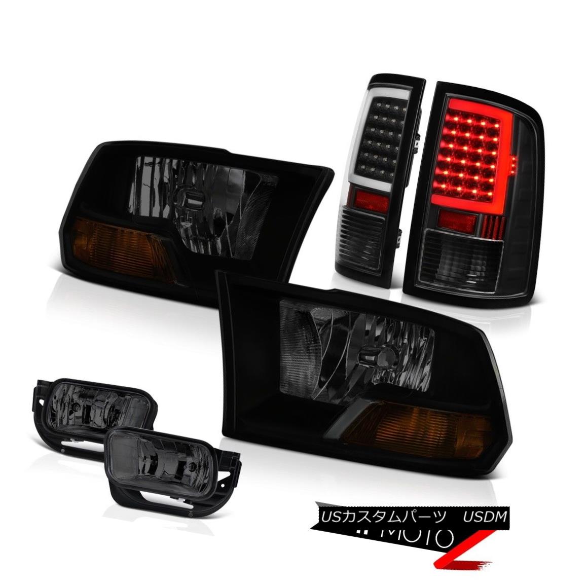 テールライト 09-16 17 18 Dodge RAM 3500 NEON Tube Tail Lights Fog Factory Style Headlamps SET 09-16 17 18 Dodge RAM 3500 NEONチューブテールライトフォグファクトリースタイルヘッドランプSET 【並行輸入品】