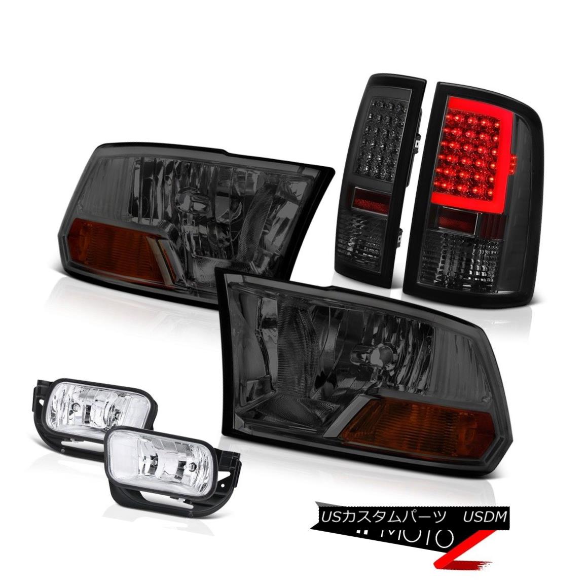テールライト 2009-2018 Dodge RAM 2500 3500 Tail Lamp Chrome Fog Factory Style Head Light PAIR 2009-2018ダッジRAM 2500 3500テールランプクロムフォグファクトリースタイルヘッドライトPAIR 【並行輸入品】