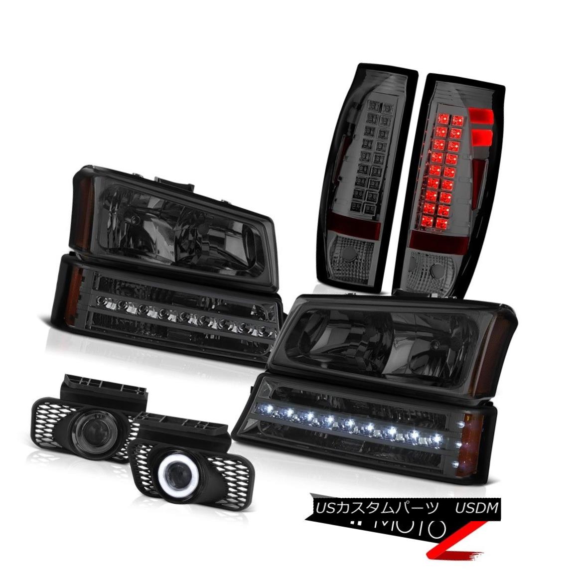 テールライト 03-06 Chevy Avalanche Dark Smoke Foglamps Taillights Signal Light Headlamps SMD 03-06 Chevy AvalancheダークスモークフォグランプターンライトシグナルライトヘッドランプSMD 【並行輸入品】